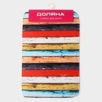 Коврик для дома Доляна &laquo;Цветное дерево&raquo;, 40&times;60 см