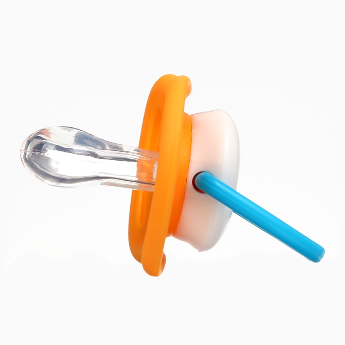 Набор: Соска - пустышка с держателем &laquo;Черепаха&raquo;, анатомическая +6 мес, цвет желтый