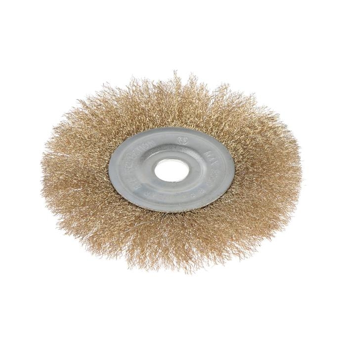 Щетка металлическая для УШМ ЛОМ, плоская, посадка 22 мм, 175 мм Щетка металлическая для УШМ ЛОМ, плоская, посадка 22 мм, 175 мм