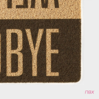 Коврик придверный грязезащитный Доляна &laquo;Здравствуйте. Досвидания&raquo;, 40&times;60 см