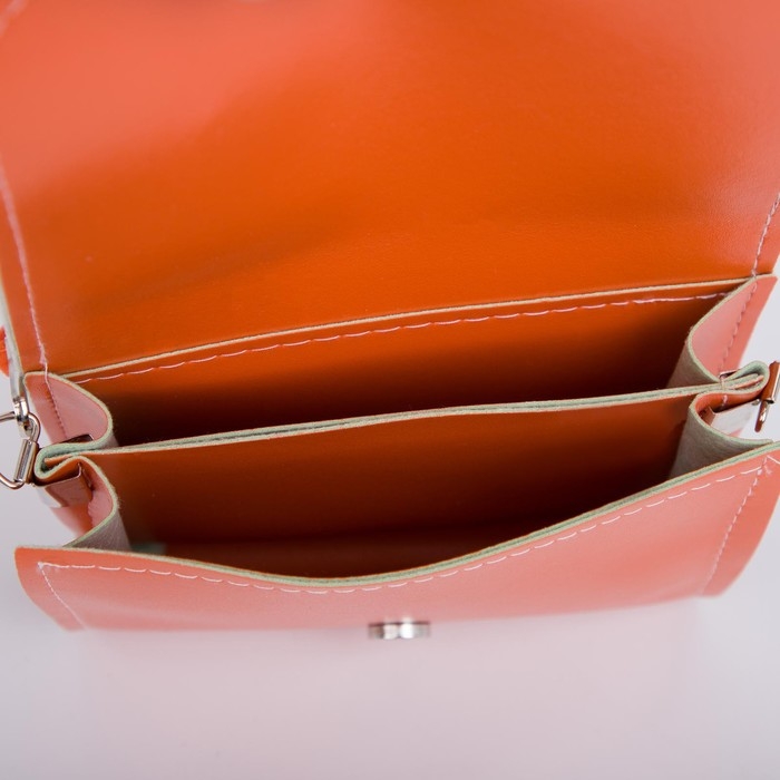 Сумка детская Лисичка, на клапане, цвет шоколадный, 15х4х12 см