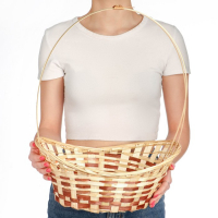 Корзина плетеная &laquo;Ладья&raquo;, 32&times;23&times;10 см, бамбук