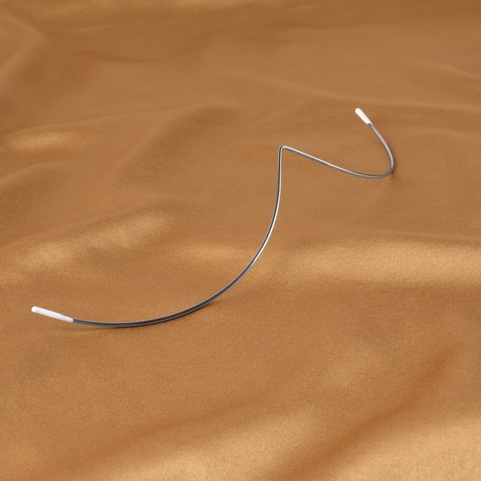 Монокость для бюстгальтера, 180 + 180 мм, цвет серебряный