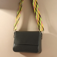 Ручка для сумки &laquo;Орнамент косичка&raquo;, стропа, с карабинами, 139 &plusmn; 3 &times; 3,8 см, цвет разноцветный