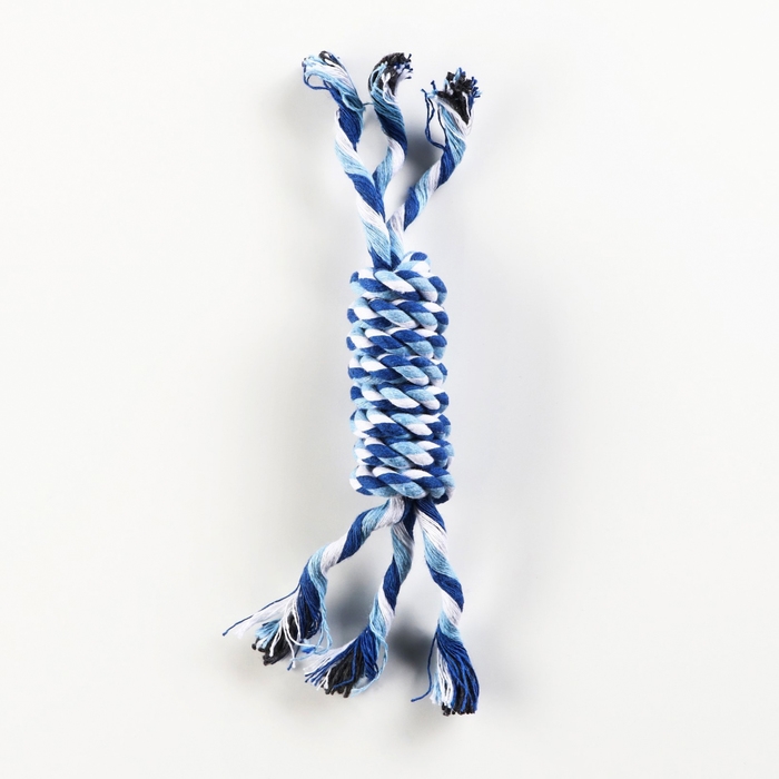 Игрушка канатная "Плетёнка", малая, до19 см, 25-29 г, микс цветов