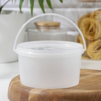 Банка для хранения продуктов с герметичной крышкой, 1 л, цвет прозрачный