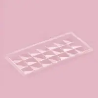 Форма для шоколада &laquo;Квадраты&raquo;, пластик, 20.5&times;10&times;1 см, прозрачная