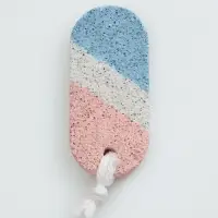 Пемза для педикюра, с подвесом, 9&times;4 см, в коробке, разноцветная