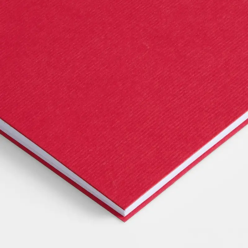 Блокнот Dali Mini в клетку, красный