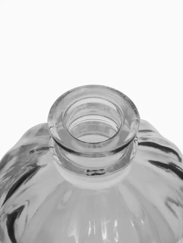 Ваза настольная стекло "Миниатюра" (набор 12 шт) 8-13 см, прозрачный