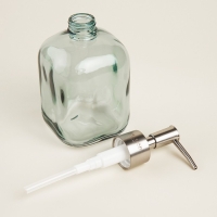 Дозатор для мыла SL Home, стекло, 8&times;8&times;18 см