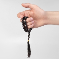 Чётки мусульманские шар №10 &laquo;Гранат&raquo;, 33 бусины через перемычку