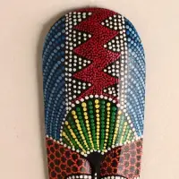 Маска дерево "Бурунг" 32,5х15,5х4 см МИКС