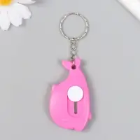 Брелок пластик канцелярский нож "Китёнок" МИКС 3,5х6,5 см