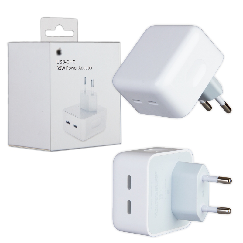 Переходник СЗУ на 2 Type-C 35W (200шт/кор)