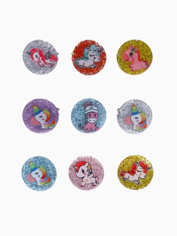 Кольцо детское Выбражулька &laquo;Блестящие единороги&raquo;, рисунок МИКС, МИКС
