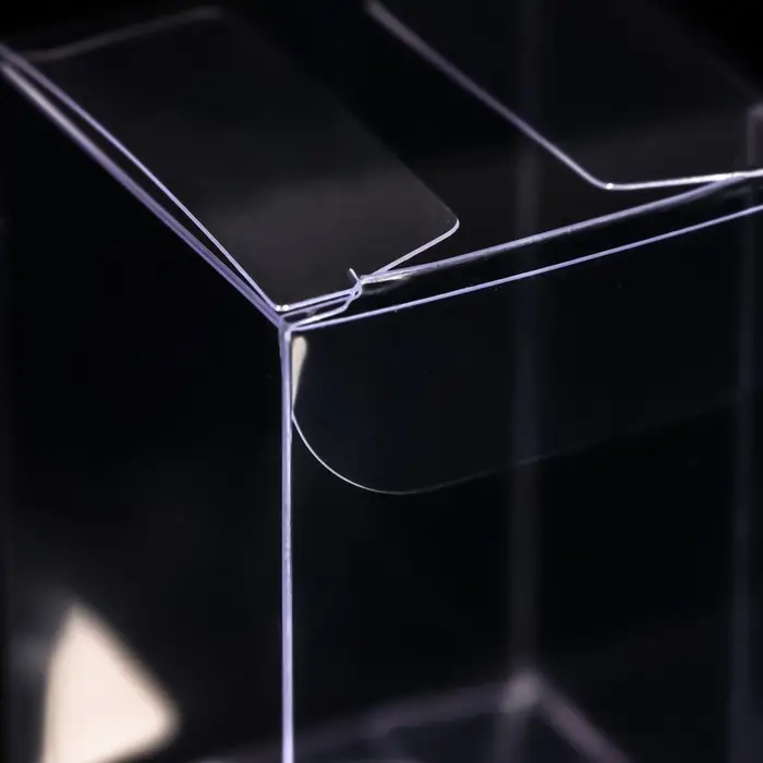 Складная прозрачная коробка из PVC, для упаковки подарков, 4&times;4&times;6 см