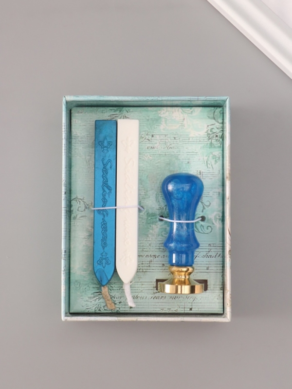 Сургучный набор "Ангел" печать, ручка, сургуч 12,5х10х3,6 см