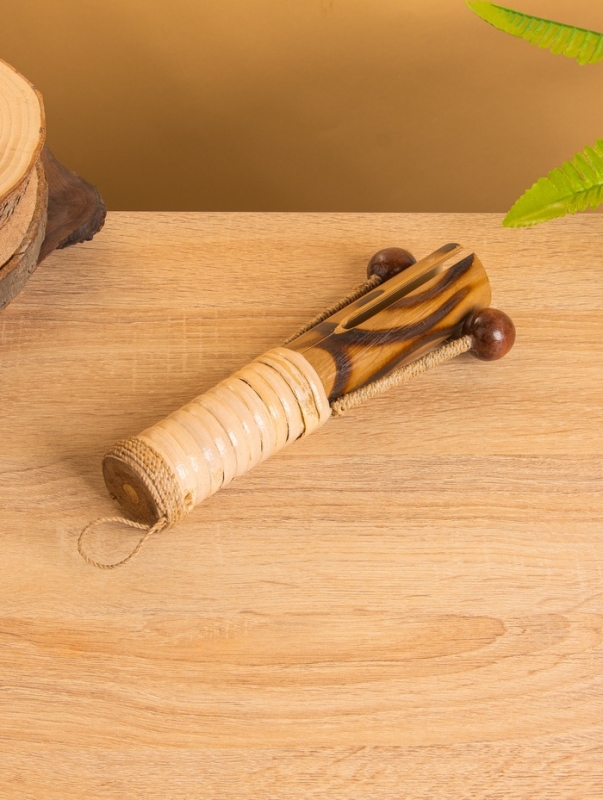 Сувенирный музыкальный инструмент &laquo;Тек тек&raquo;, 21 см, бамбук, албезия