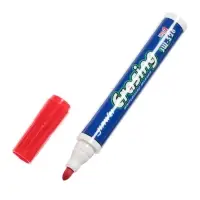 Маркер для магнитно-маркерной доски, круг, 2,8 мм, красный