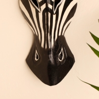 Маска &laquo;Зебра&raquo;, 50&times;16&times;7 см, дерево