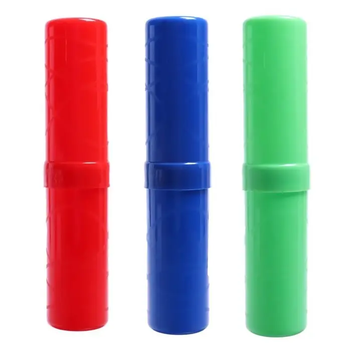 Пенал-тубус (40 х 195 мм) Calligrata, пластиковый, микс