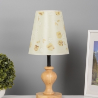 Лампа настольная BayerLux ЭКО "Сол" 1х40Вт Е27 светло-коричневый 20х20х45см