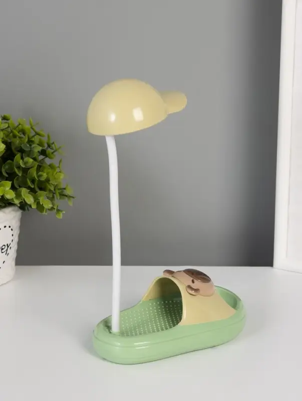 Ночник "Сланец с кепкой" 8хLED 3Вт 5V USB АКБ 3 режима 13,5х7х21 см