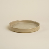 Тарелка обеденная фарфоровая SL Home &laquo;Песчаный бриз&raquo;, d=21 см, цвет бежевый