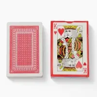 Карты игральные &laquo;Король&raquo;, колода 54 шт., 5.7&times;8.7 см, красная рубашка