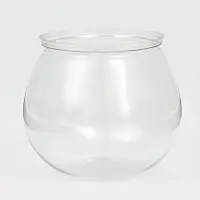 Аквариум круглый пластиковый, 1,2 литра