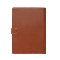 Органайзер на кольцах, C6, с хлястиком, 80л, линия, к/зам, Коричневый