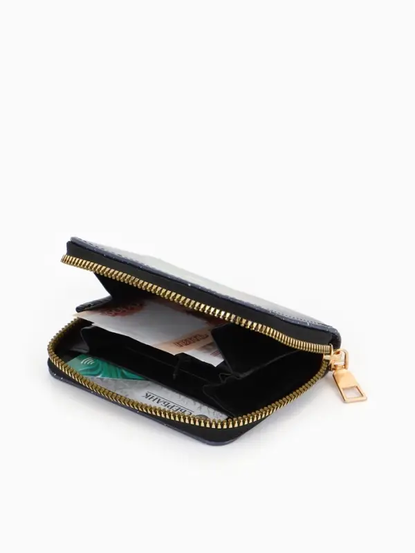 Кошелек дет 07-01-01 Июнь2540 космос, 8,52,510,5 см, 2 отд+отд/молн, д/карт, синий