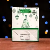 Пакет ламинированный &laquo;Новогодняя картина&raquo; 11.5&times;14.5&times;6 см