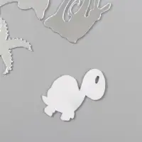 Декор для творчества пластик зеркальный "Подводный мир" набор 6 шт