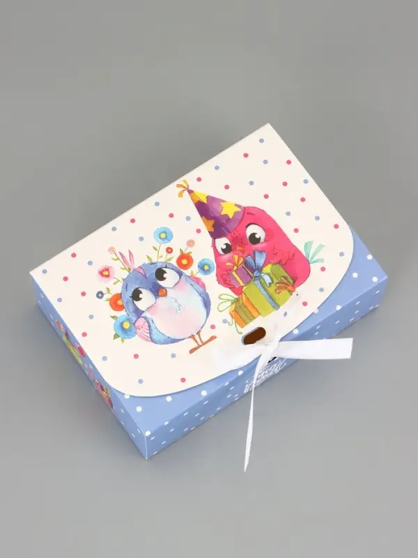 Подарочная коробка сборная с окном &laquo;Сюрприз&raquo;, 16.5&times;11, 5&times;5 см