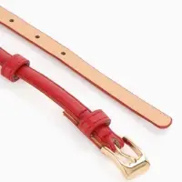 Ремень жен 02-01-01-01, Март2501, 1,3*0,3*110 см, без винта, пряж золото, 1 прокол,