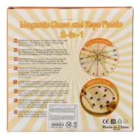 Настольная игра 2 в 1 головоломка Шнурочки + Магнитный бой