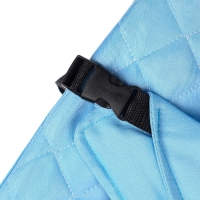 Шезлонг детский, кресло - качалка с игрушками для новорождённых &laquo;Крошка Я&raquo;, цвет голубой