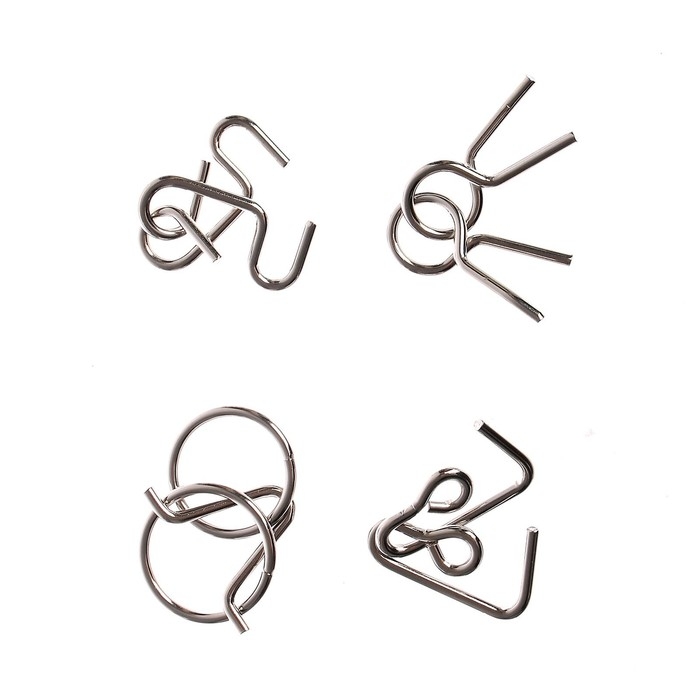 Набор головоломок &laquo;IQ-повысин&raquo;, 4 шт.