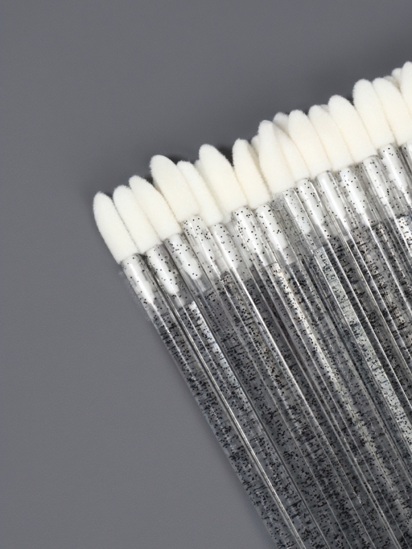 Аппликаторы для помады и блеска, набор - 50 шт, 9 см, цвет чёрный