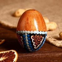 Сувенирный музыкальный инструмент Маракас "Яйцо с узором" МИКС 6,5х5х5 см