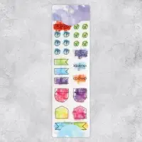 Наклейки бумажные на подложке &laquo;Мои заметки&raquo;, для ежедневника 6&times;21 см