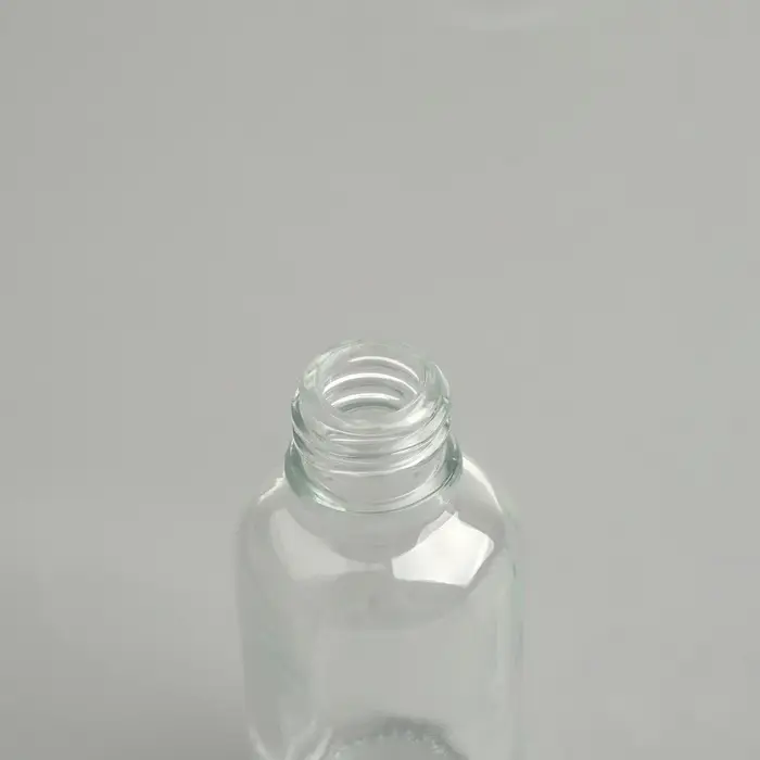 Бутылочка для хранения, с пипеткой, 30 мл, цвет серебристый/белый