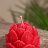 Свеча "Лотос" 5х5х6 см, соевый воск