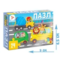 Пазл &laquo;В городе&raquo;, 24 элемента