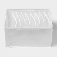 Органайзер для хранения белья &laquo;Арктик&raquo;, 9 ячеек, 32&times;25&times;17 см, цвет белый