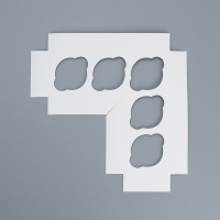 Коробка для капкейков и бенто-торта, кондитерская упаковка &laquo;Вкусного настроения&raquo;, 25 х 25 х 10 см