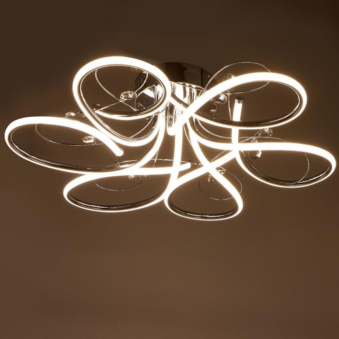 Светильник c ПДУ 69539/1 LED 102Вт диммер хром 71х71х17 см BayerLux