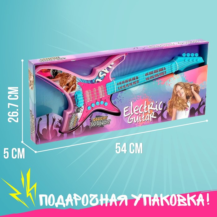 Гитара музыкальная &laquo;Крутая Рокерша&raquo;, звуковые эффекты